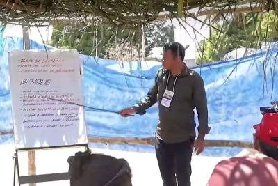 Extensionistas ministraram as palestras