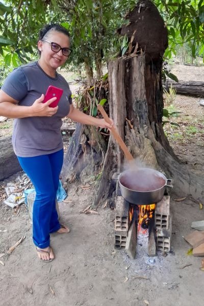 Presidente da Associação dos Produtores, Alana Dias